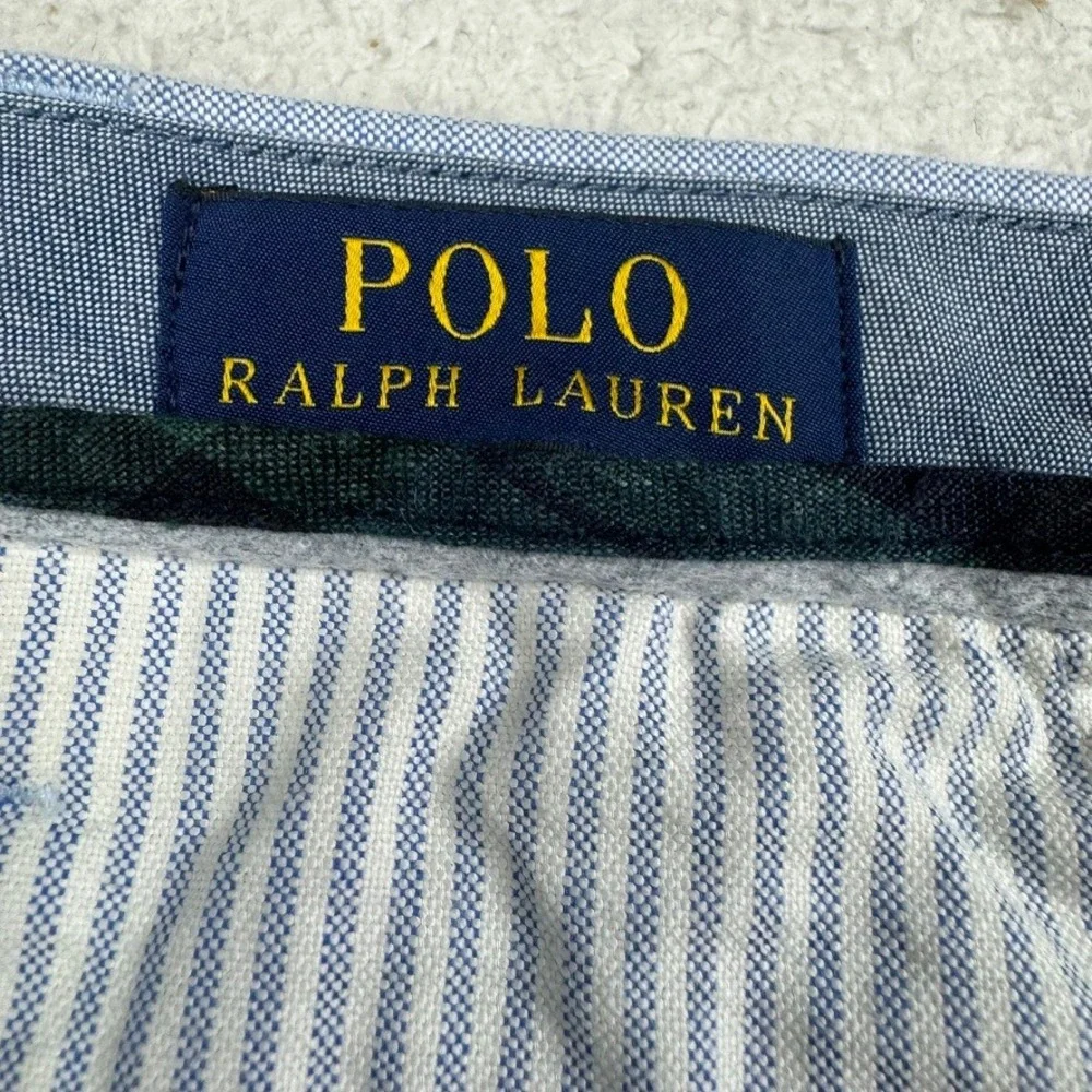 Polo Ralph Lauren Mens Light Blue Chino Flat Front‎ Pants Size 32x31